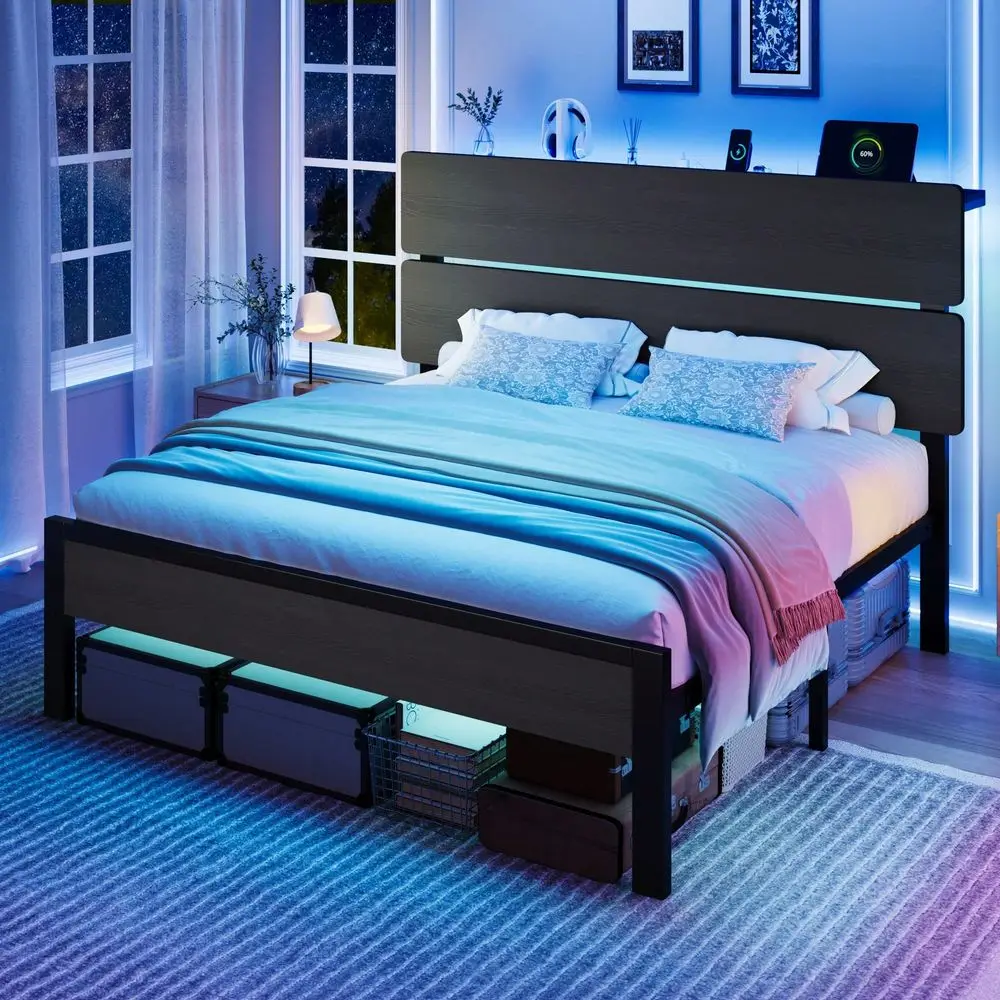 Canopy Bed Frame Metal Queen - Twin Full Queen King Size Bed