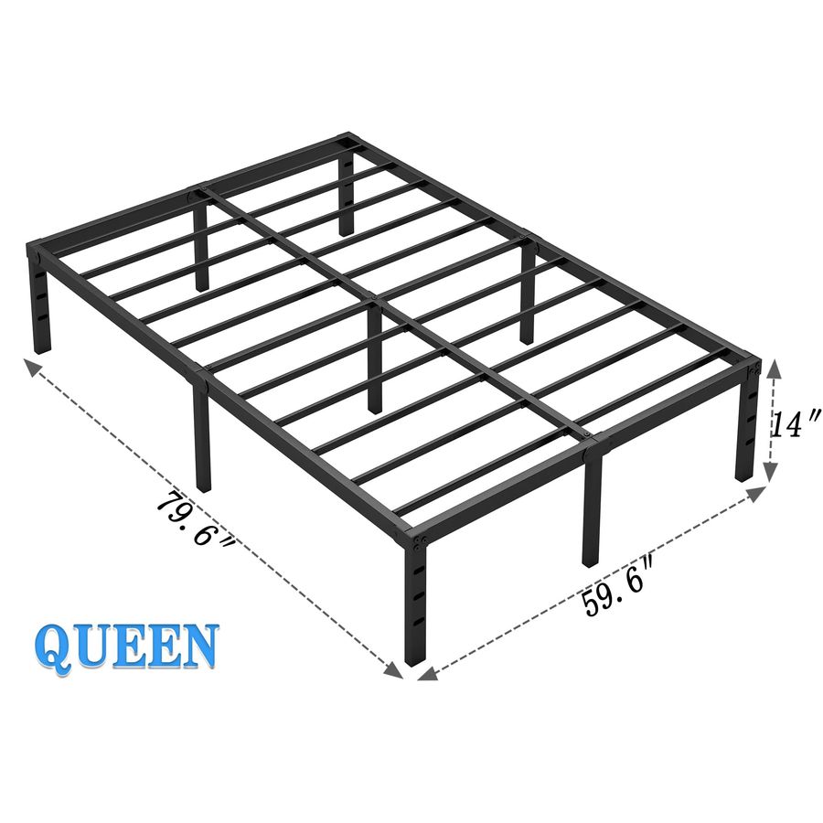 NEW JETO Metal Bed Frame,Queen - Canopy Bed Frame Metal Queen review and price