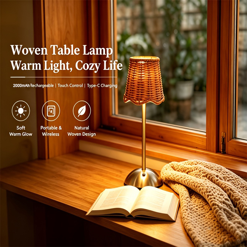 Bohemian Woven Rattan Art Tabl - Bedroom Furniture review and price