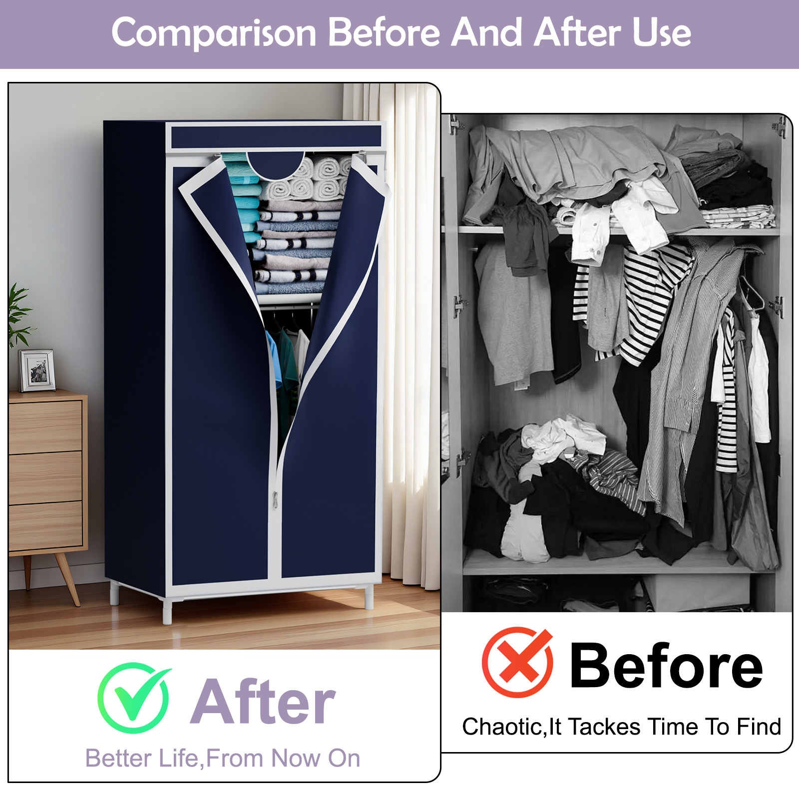Portable Fabric Wardrobe Close - Wardrobe Closet Portable Fabric Cover review and price