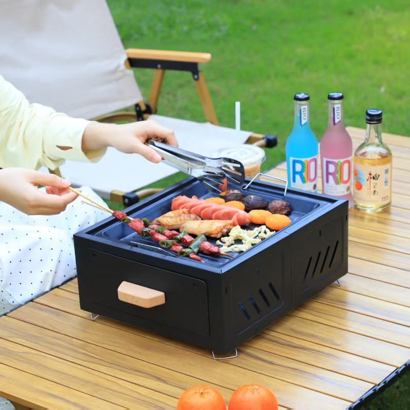 Portable Charcoal BBQ Grill Sq - Outdoor Furniture review and price