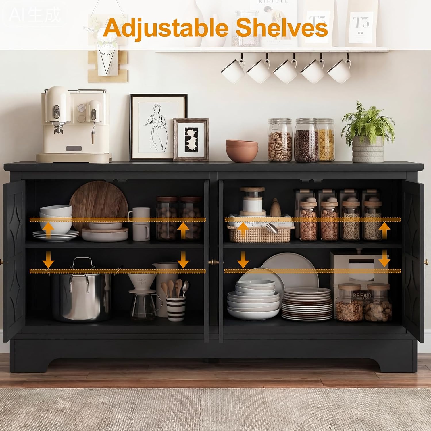 Sideboard Buffet Cabinet with  - Tables review and price