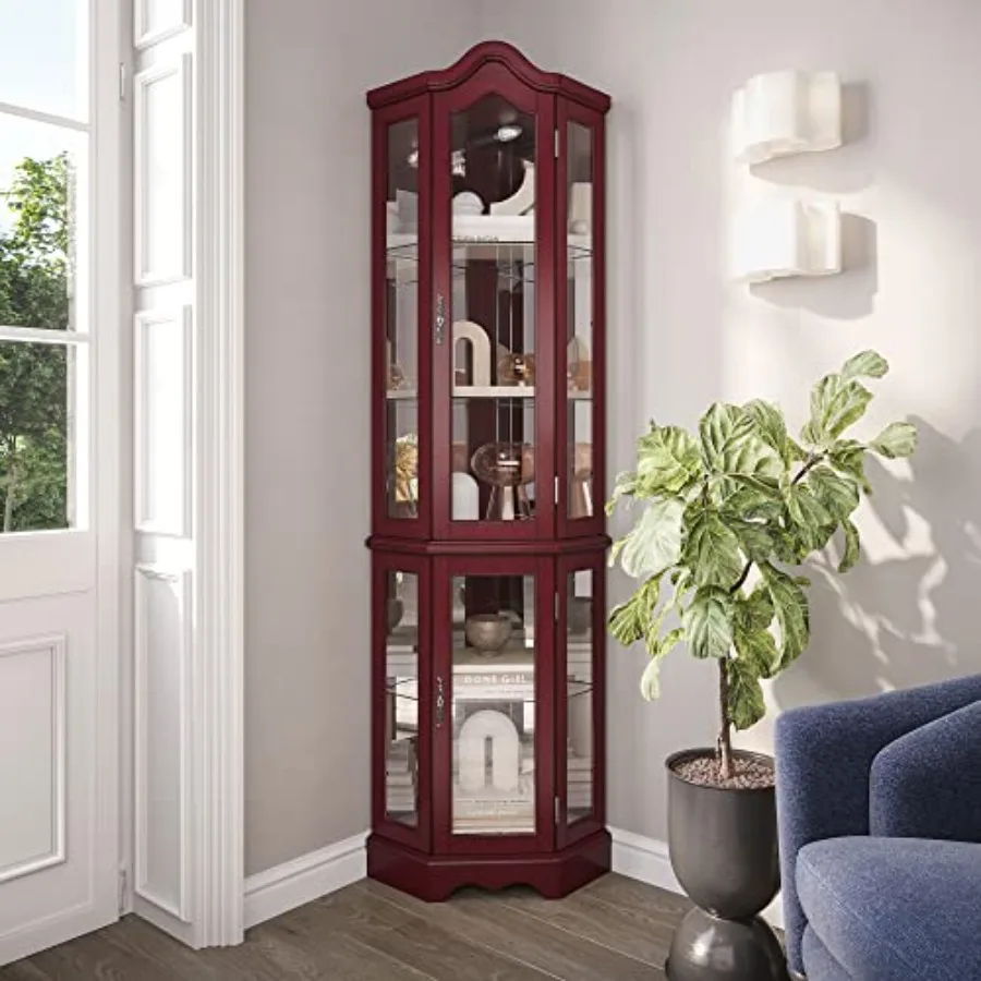 Lighted Corner Display Curved  - Storage review and price