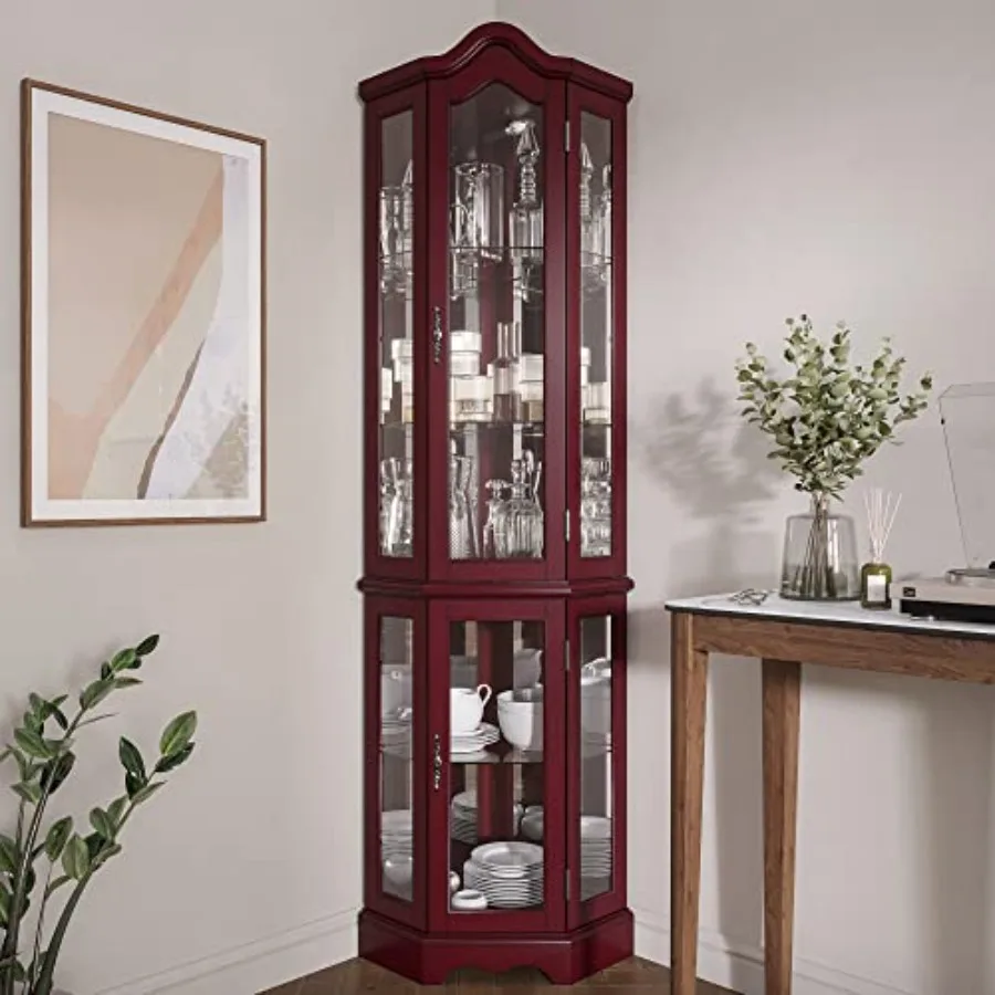 Lighted Corner Display Curved  - Storage review and price