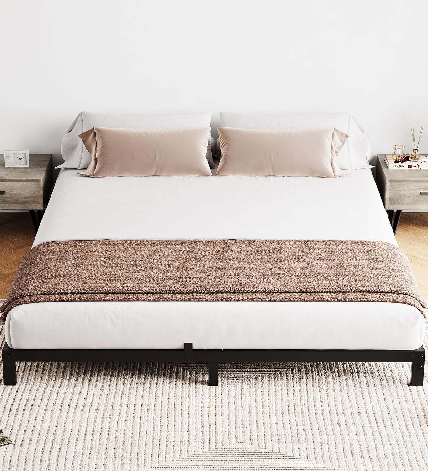 Garvee 6 Inch Heavy Duty Metal - Canopy Bed Frame Metal Queen review and price