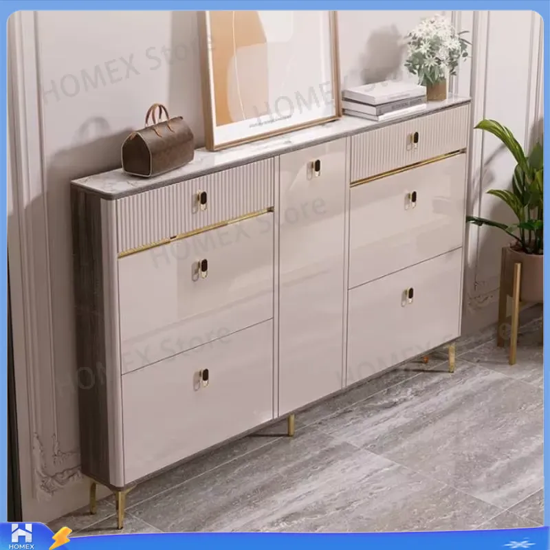 Waterproof Shoe Cabinet with S - Shoe Rack Cabinet Narrow Entryway review and price