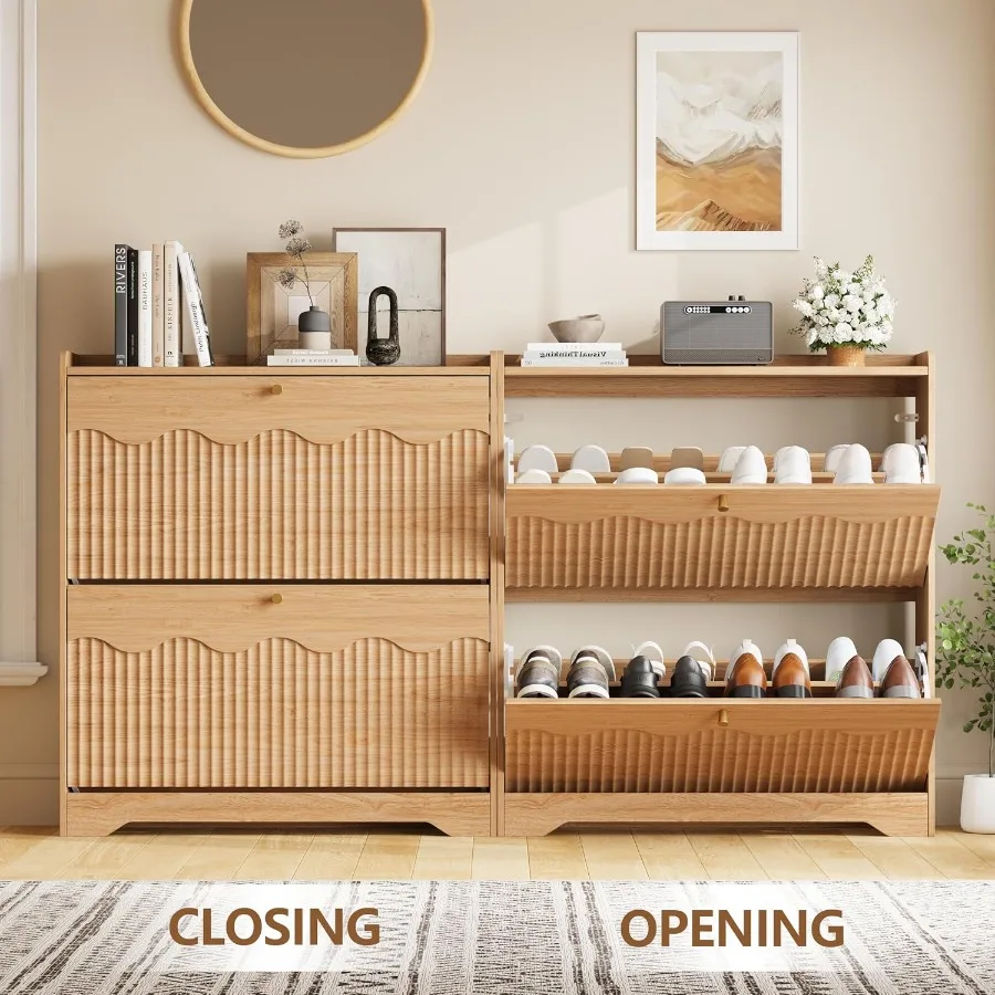 Shoe Storage Cabinet with and  - Shoe Rack Cabinet Narrow Entryway review and price