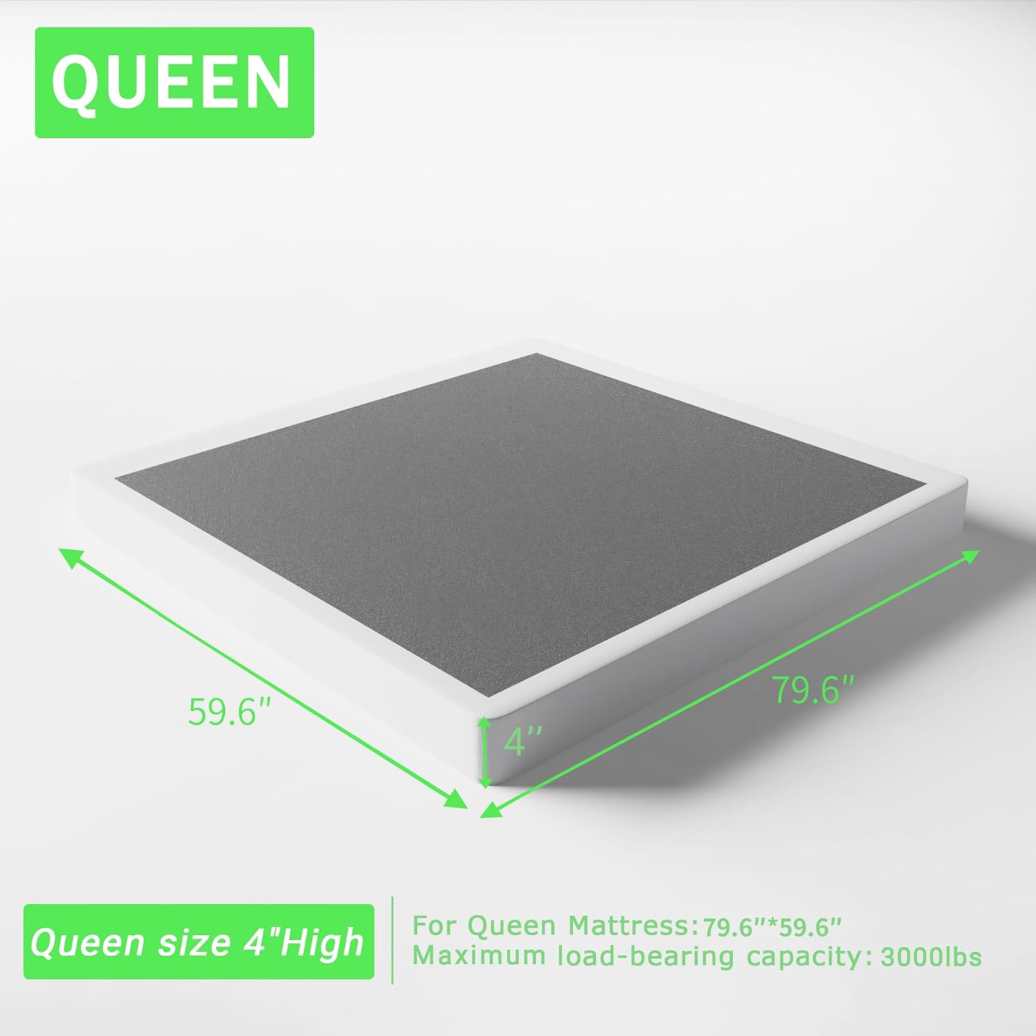 4 Inch Queen Box Spring Low Pr - Canopy Bed Frame Metal Queen review and price