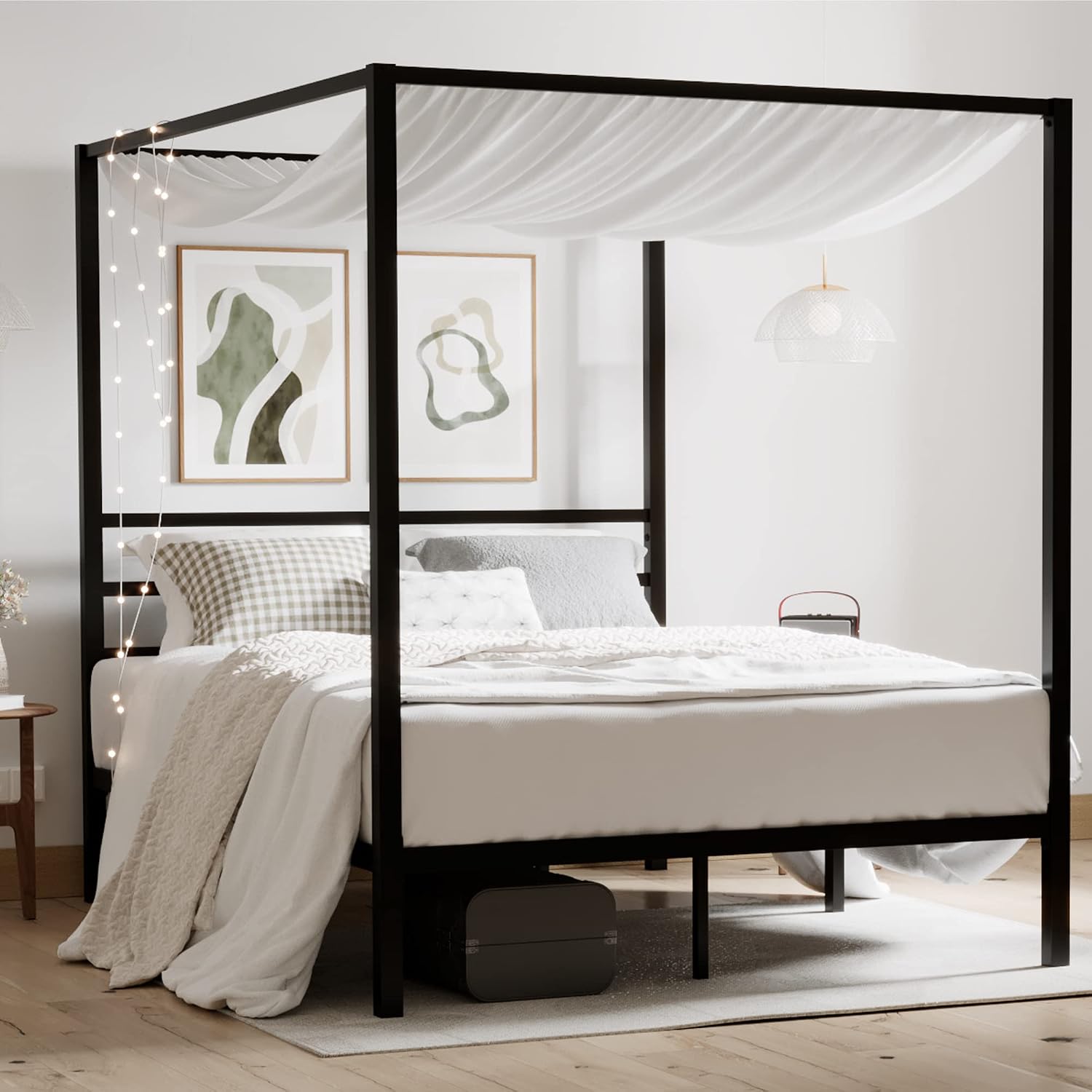 Queen Metal Canopy Bed Frame H - Canopy Bed Frame Metal Queen review and price